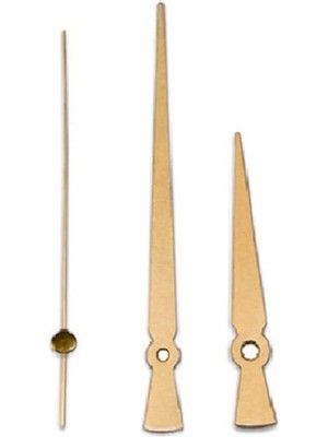 Akrep Yelkovan Saniye Seti Gold Renk ( Altın )