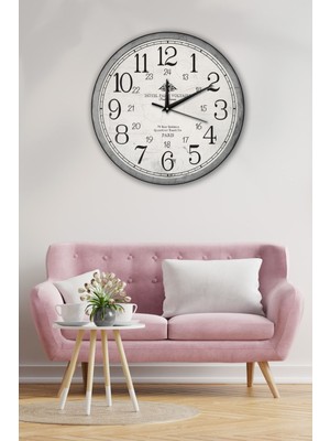 Retro Tasarımlı Duvar Saati 40X40CM