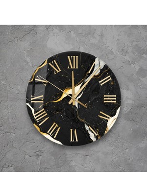 Duvar Saati - Baskılı Duvar Saati, Salon Için Saat Modelleri TK9756671S12