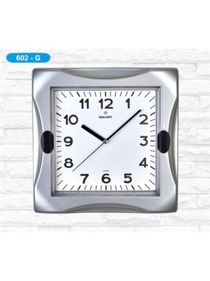 Ayp 602-G Duvar Saati Galaxy Kare Grirenk