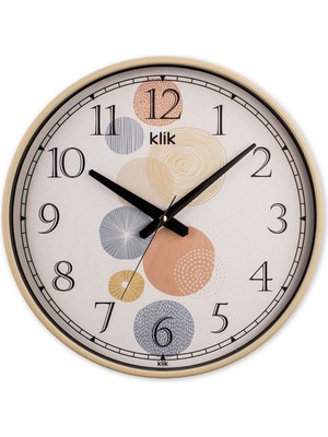 Dört Mevsim - Ilkbahar Desenli Simplex Duvar Saati