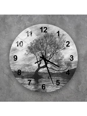 Duvar Saati, Cam Duvar Saati, Salon Için Saat Modelleri 36X36 cm 6T8468741910