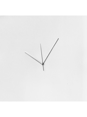 Küçük Gümüş Çubuk Metal Akrep Yelkovan , Metaquarz Özel Sistem