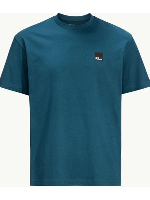 Jack Wolfskin Eschenheimer T Unisex Mavi Tişört