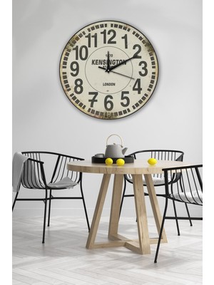 Retro Tasarımlı Duvar Saati 35X35CM