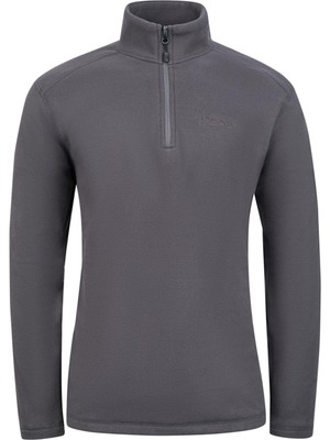 2AS Cedric Erkek Yarım Fermuarlı Ince Polar Sweatshirt Antrasit