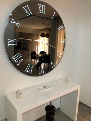 Gerçek Ayna Duvar Saati 40 cm