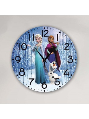 Bilge Tasarım Çocuk Odası Duvar Saati 30 x 30 cm