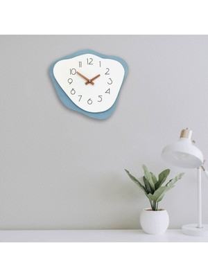 Dekoratif Modern Asimetrik Tarz Büyük Boy Duvar Saati