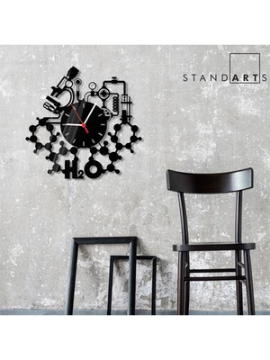 W'clock Dekoratif Duvar Saati - Kimya