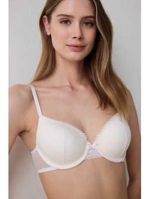 Penti Lace Dantel Full Cup Beyaz Sütyen