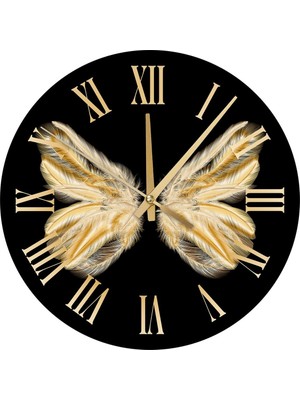 Duvar Saati - Cam Duvar Saati, Salon Için Saat Modelleri TK958741S12