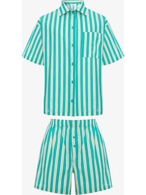 Hailey Gömlek Şort Pijama Takımı