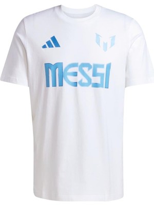 adidas ADİDAS MESSI N&N G T JJ1418 ERKEK Beyaz Tişört