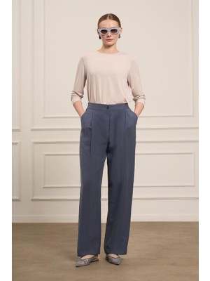 FTZ Women Kadın Tansel Pantolon  İndigo 31080