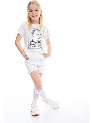 Koton Pamuklu Kısa Kollu Bisiklet Yaka Atatürklü Tişört