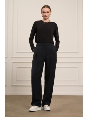 FTZ Women Kadın Uzun Kollu İçlik  Siyah 31086