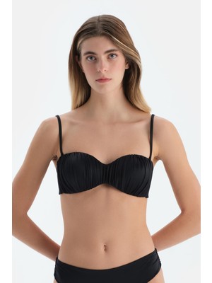 Dagi Siyah Straplez Bikini Üst