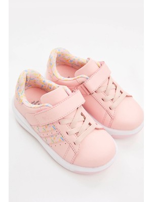 Vicco Pukky Kız Çocuk Pudra Işıklı Phylon Spor Ayakkabı