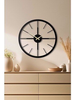 Rain Metal Duvar Saati, Modern Duvar Saati, Ev Ofis Dekorasyon, Hediyelik Sessiz Saat, 49X49 cm