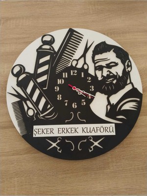 Berber & Kuaför & Güzellik Merkezi Kişiye Özel Isim Yazılı Şık ve Kalite