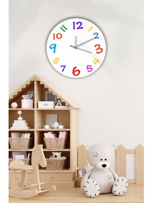 Dekoratif Çocuk Odası Duvar Saati 40X40CM