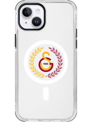 Galatasaray iPhone 13 Uyumlu Galatasaray Yaprak Arma Magsafe Lisanslı Telefon Kılıfı