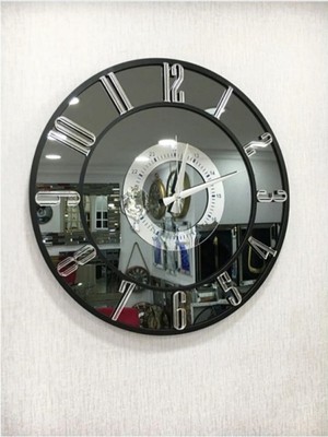 Aynalı Duvar Saati (70CM)MEGA Boy