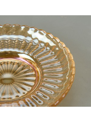 Evidea Kitchen Anafor 6'lı Çay Tabağı - Altın - 12 cm