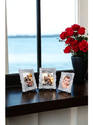 Ay Dizayn Üçlü Dekoratif Polyester Fotoğraf Çerçeveleri