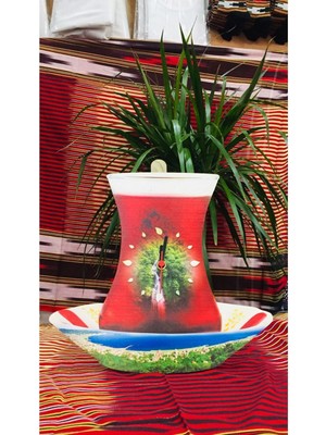 Üçüzler Tekstil Çay Bardağı Saat