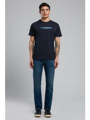 Lee Cooper Jagger Normal Bel Dar Kesim Düz Paça Mavi Erkek Jean Pantolon