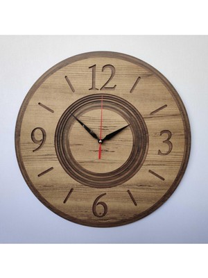 Özel Tasarım Roma Damla Saat - 40X40CM - Keçe