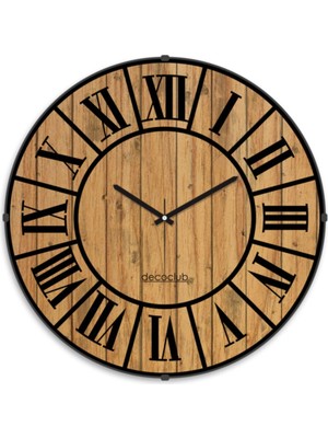 35X35 cm Dekoratif Bombeli Cam Duvar Saati DBS007