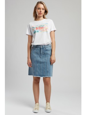 Kaylie Kadın Jean Etek Denim