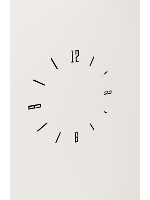 Siyah Rakam ( 3 - 6 - 9 - 12 ve Çubuk Rakam )