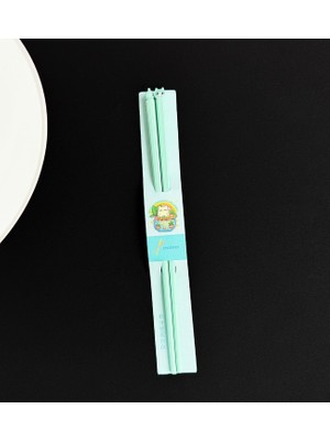 Kedi Figürlü Metal Chopstick