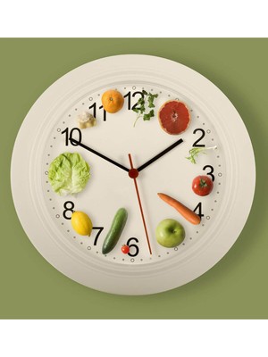 Yuvarlak Duvar Saati Mksaat (166)