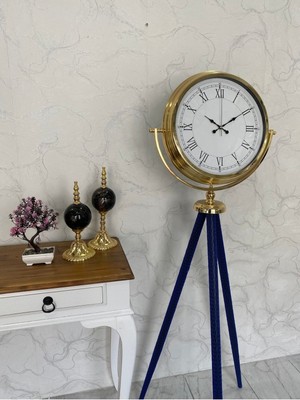 150 cm Gold Metal Ayaklı Tripod Saat