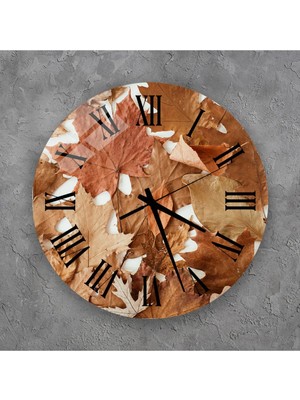 Duvar Saati, Cam Duvar Saati, Salon Için Saat Modelleri 36X36 cm 7T846874199