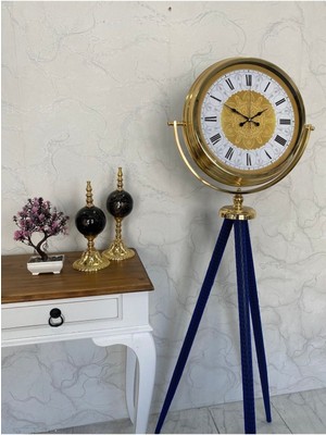 150 cm Gold Metal Ayaklı Tripod Saat