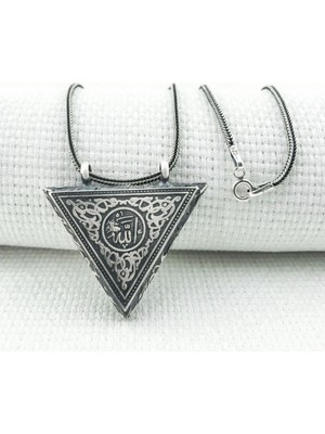 Takıhan 925 Ayar Allah Yazılı Cevşeni Kebir Kolye