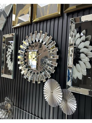 3’lü 65 cm Piyano Saat ve 30*70 cm Tablo Set