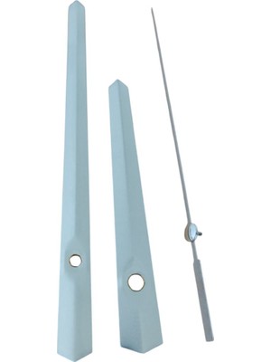 Gümüş Renk Akrep Yelkovan Saniye Seti