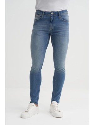 Harden Skinny Fit Denim Pantolon Düşük Bel Dar Paça