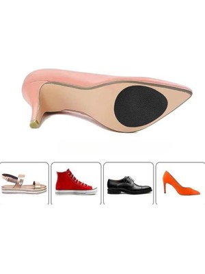 Jetfast 1 Çift Topuklu Ayakkabı Altına Yapışan Kayma Önleyici Kaydırmaz Tabanlık