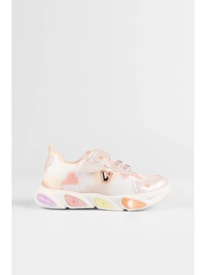 Vicco Pudra Çocuk Sneaker Erkek Çocuk İçin Tekstil Malzeme Düz Tabanlı Smart Step Tasarımı