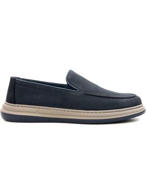 Greyder 64696 Erkek  Deri Baskılı Lastikli Comfort Casual Ayakkabı