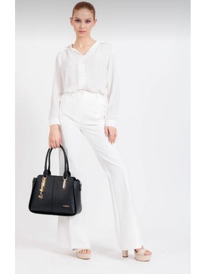 Atabey Çanta Siyah Omuz Çantası