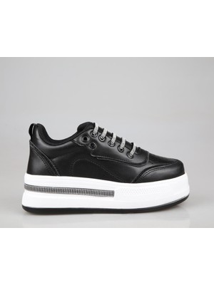 Marka Sesi 319 Siyah-Beyaz Kadın Sneakers